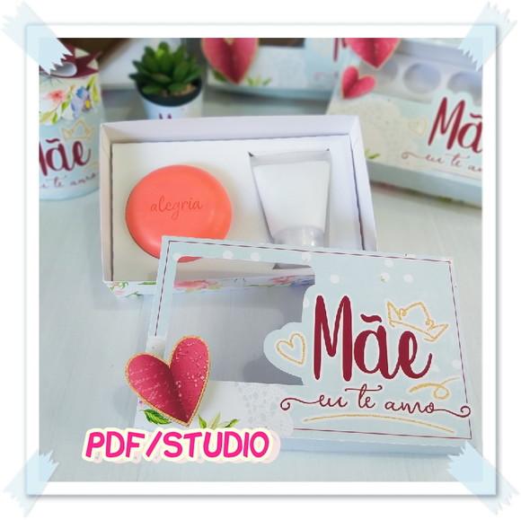 Arquivo de corte Caixa Sabonete Dia das Mães Studio/PDF