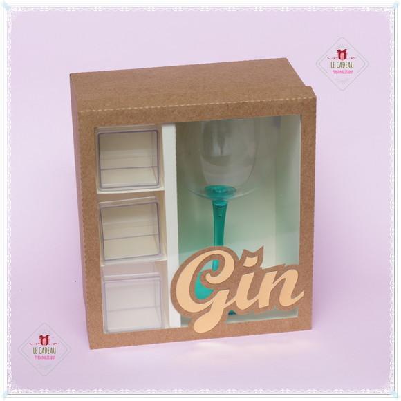 Arquivo de corte Caixa taça Gin Studio/DXF/SVG