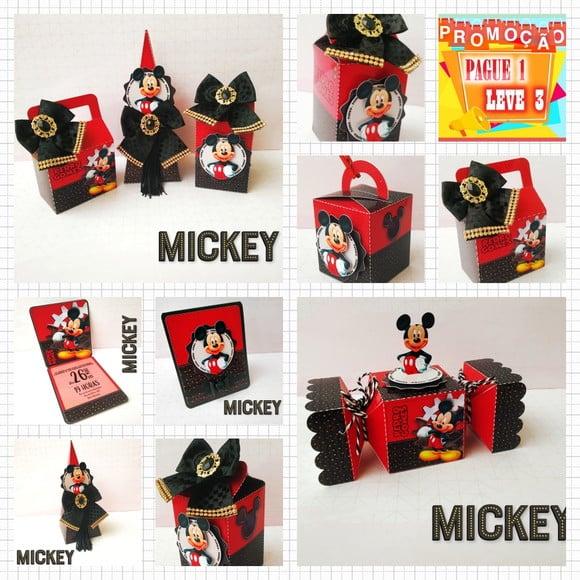 Arquivo de corte caixa turma do Mickey *Studio