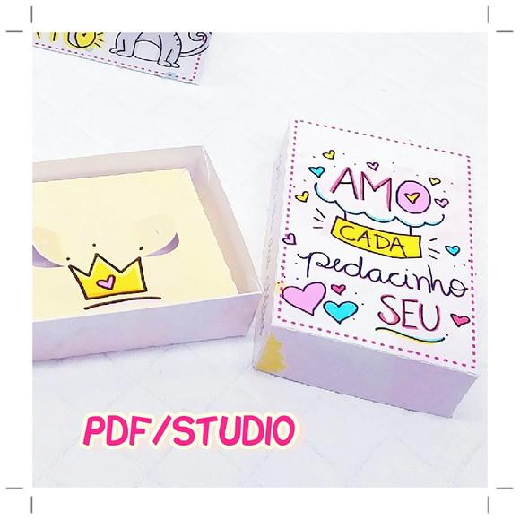 Arquivo de corte Caixas Joias Dia das Mães ***Studio/PDF