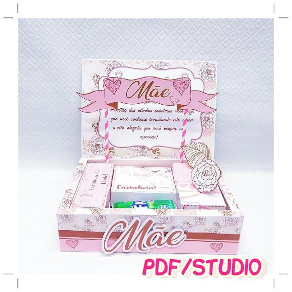 Arquivo de corte Cesta café da manha Dia das Mães Studio/PDF
