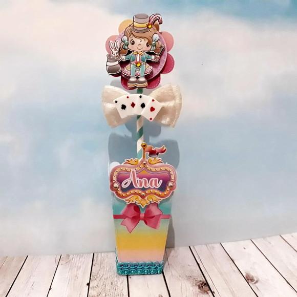 Arquivo de corte Circo Rosa/Menina *Studio/PDF*