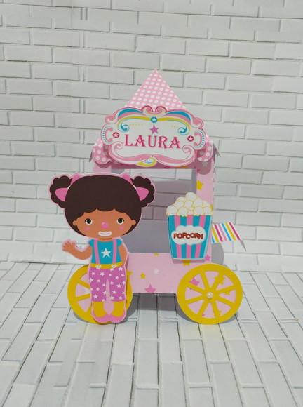 Arquivo de corte Circo Rosa/Menina *Studio/PDF/PNG*