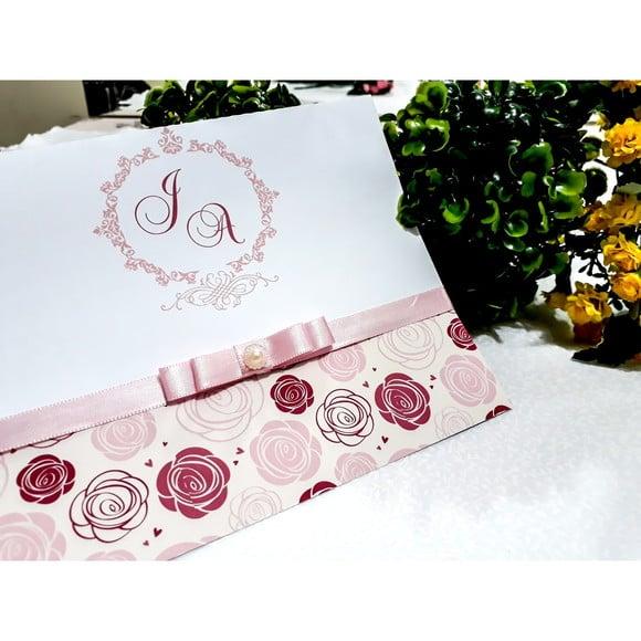 Arquivo de corte convite rosa e vinho floral Studio/PNG