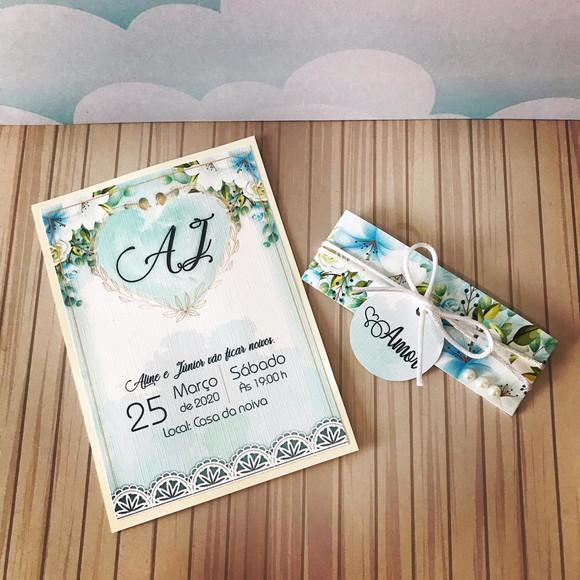 Arquivo de corte Floral azul Studio/PDF/PNG
