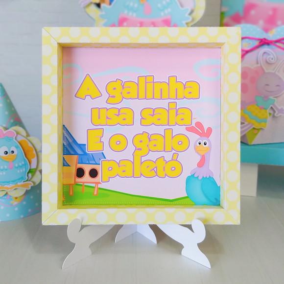 Arquivo de corte Galinha Pintadinha Studio/PDF