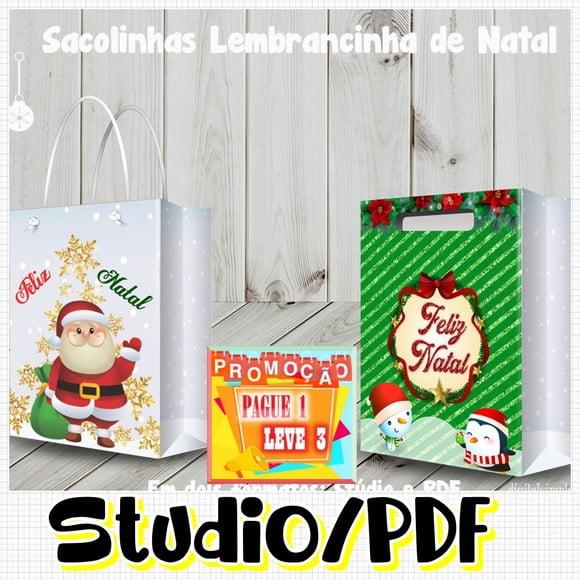 Arquivo de Corte Sacola Natal
