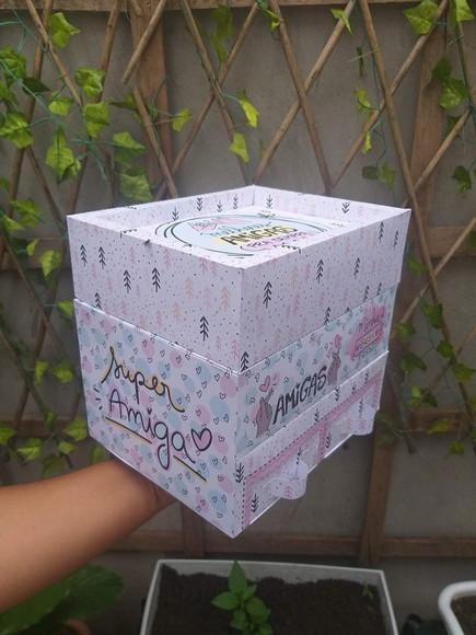 Arquivo Digital de Corte Festa na Caixa com 2 Gavetas pdf