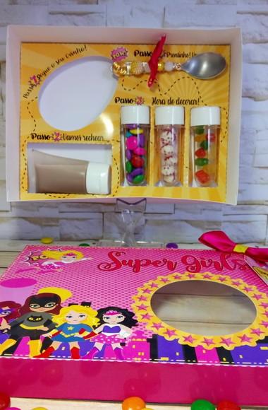 Arquivo Digital de corte Mini Confeiteiro SUPER GIRLS