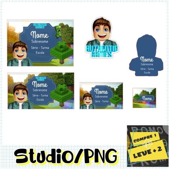 Arquivo Etiqueta Escolar Authentic Games