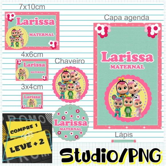 Arquivo Etiqueta Escolar Cry Babies Bebes Llorones
