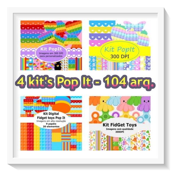 Kit digital Fidget toys Pop It
