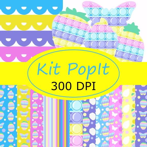 Kit digital Fidget toys Pop It