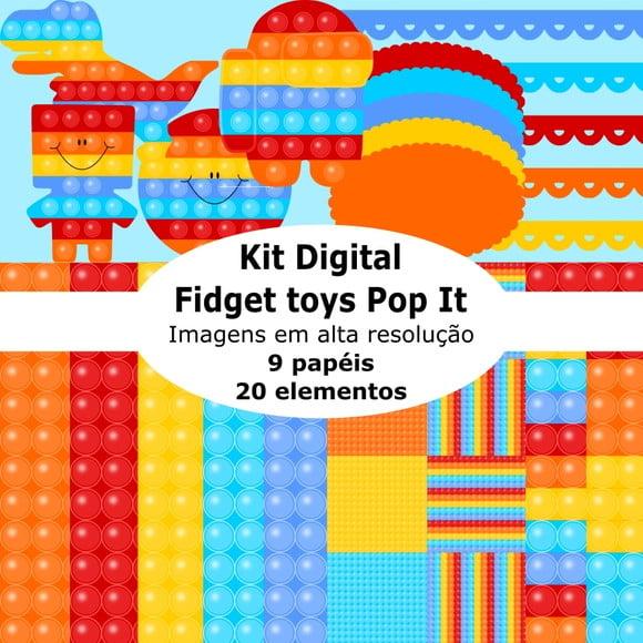 Kit digital Fidget toys Pop It
