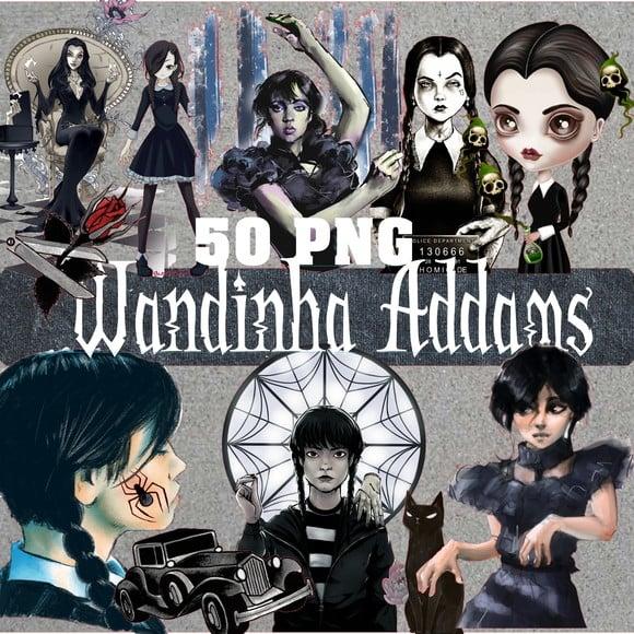 Kit Digital Wandinha Wednesday Familia Addams