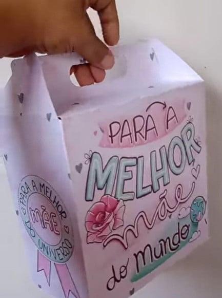 Arquivo de Corte Maleta Grande Lancheira Dia das Mães Studio