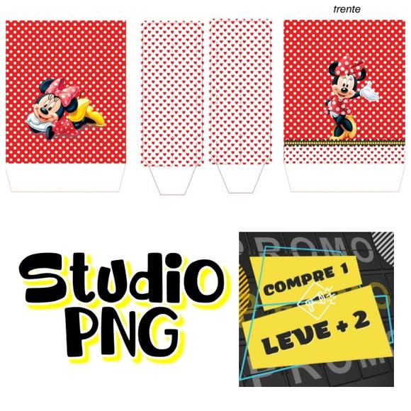 Arquivo de corte Sacola Minnie Vermelha STUDIO
