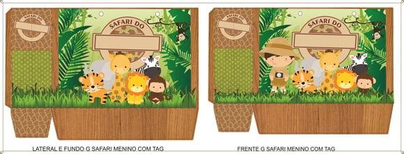Arquivo de corte Sacola Safari (M e G) Studio/PDF