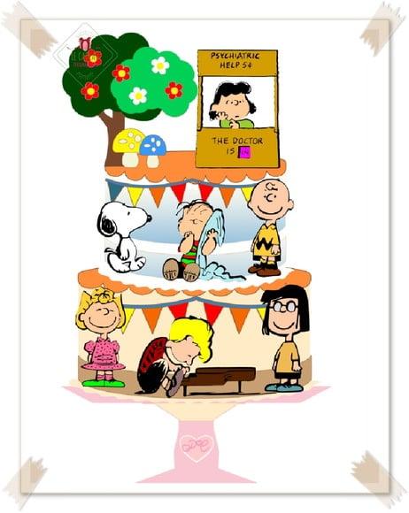 Arquivo de Corte Topo de Bolo Snoopy Studio