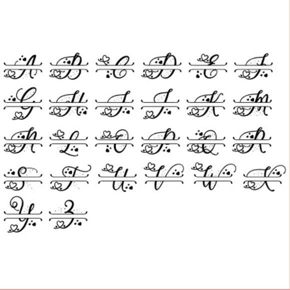 Pack Monogramas para Balão Bubble - Arquivo Digital Studio
