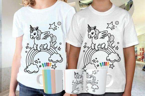 15 Artes para Canecas e Camisas Infantil para Colorir Jpg