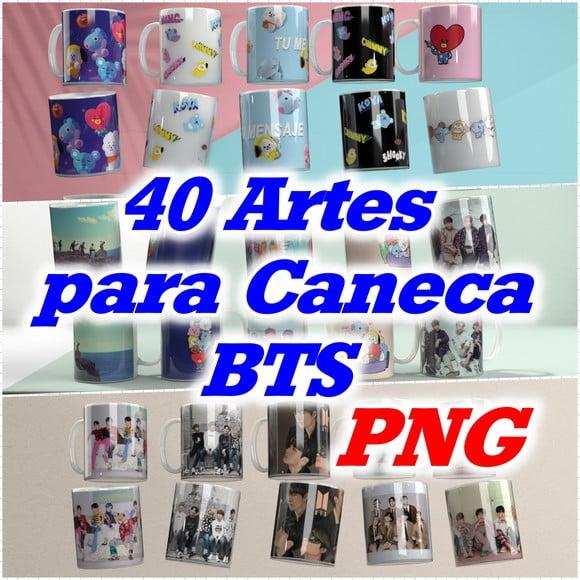 40 Artes para Canecas Bts Kpop Arquivo Digital