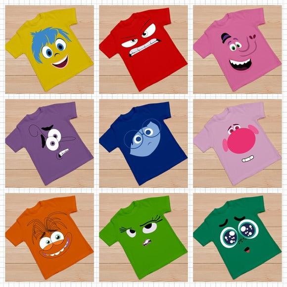 9 Artes para Camisas Personagens Divertidamente Psd