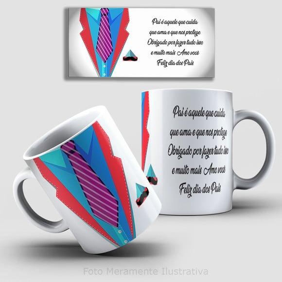 Arquivo Digital Kit 52 Artes para Canecas Dia dos Pais *png*
