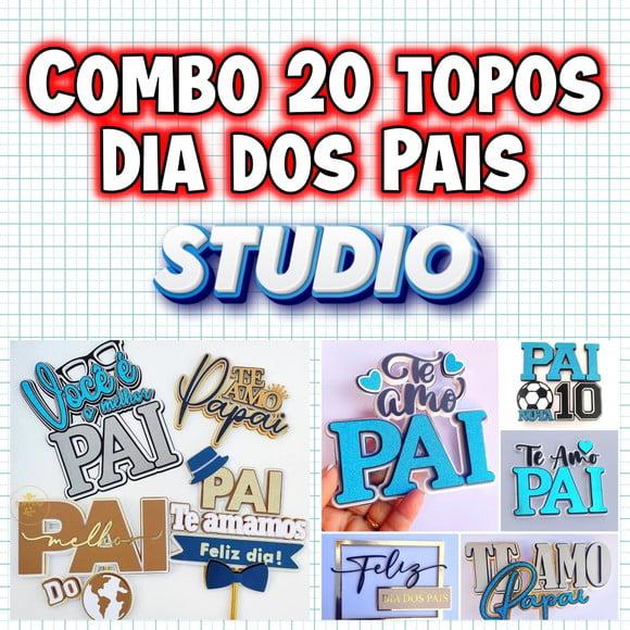 Arquivo de Corte 20 Topo de Bolo - Dia dos Pais **studio**