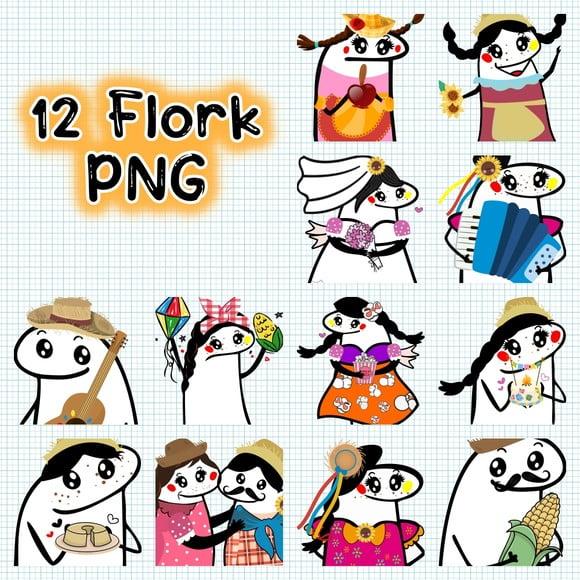 Arquivo digital Flork Meme Bento Junino São João Caipira