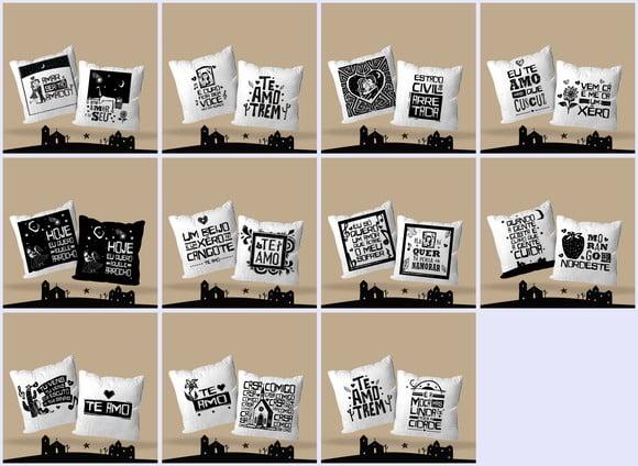 Arquivo digital kit 23 artes para Dia dos Namorados