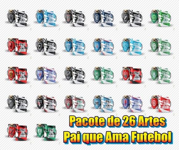 Arquivo digital kit 26 artes para canecas Dia dos Pais