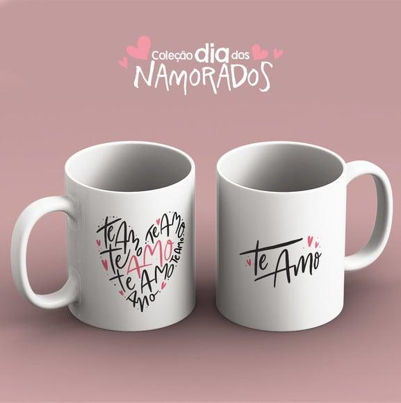 Arquivo digital kit 27 artes para canecas Dia dos Namorados