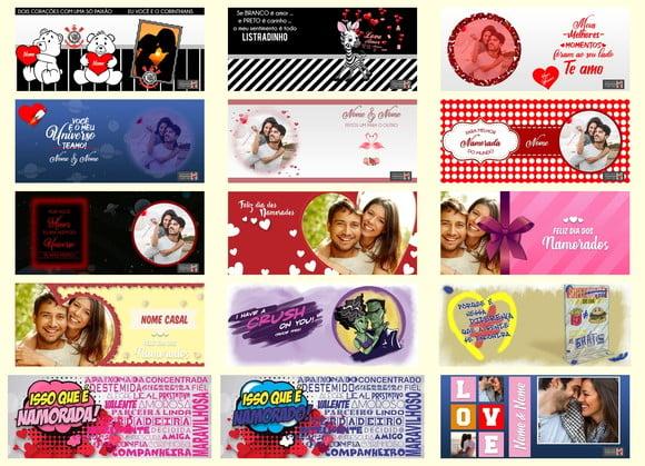 Arquivo digital kit artes para canecas dia dos namorados