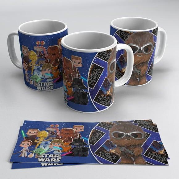 Arquivo digital kit artes para canecas Star Wars