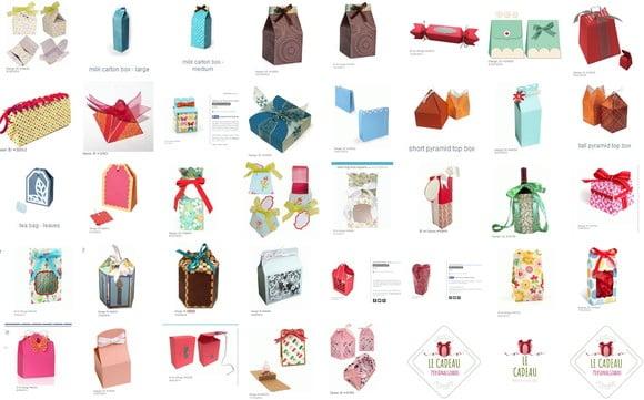 Arquivo de corte Caixa sacolas Bolsa 98 modelos em Studio