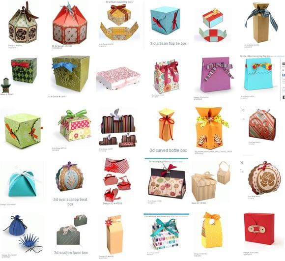 Arquivo de corte Caixa sacolas Bolsa 98 modelos em Studio