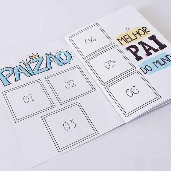 Arquivo Album de Figurinhas Dia dos pais ***PDF