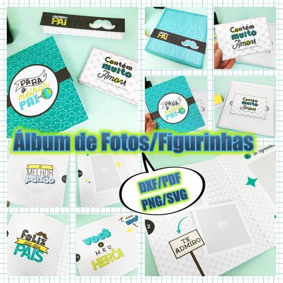 Arquivo Album de Figurinhas Dia dos pais ***PDF/DXF/PNG/SVG