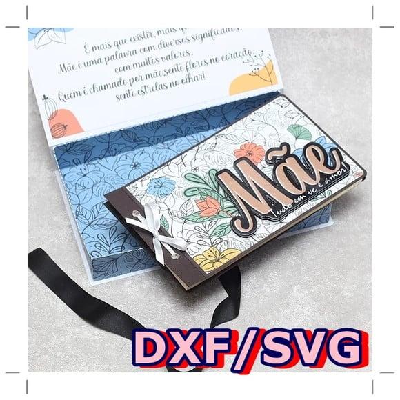 Arquivo Album de Fotos Dia das Maes *DXF/SVG