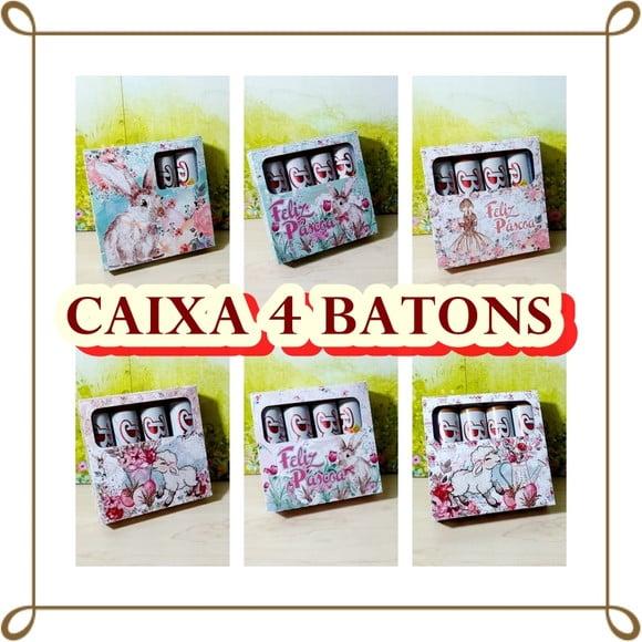 Arquivo caixa 4 batons Páscoa *PAGUE 1 e LEVE3 Studio