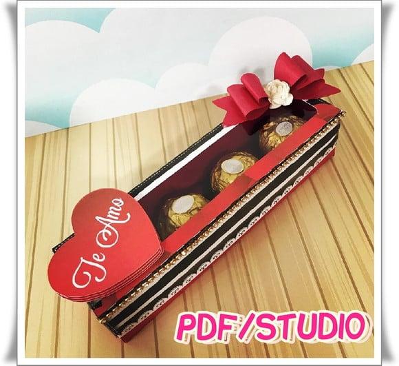 Arquivo Caixa 5 doces - Dia dos namorados **Studio/PDF