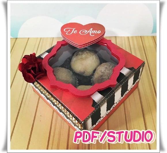 Arquivo Caixa 4 doces - Dia dos namorados **Studio/PDF