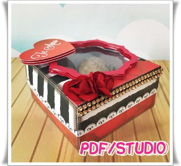 Arquivo Caixa 4 doces - Dia dos namorados **Studio/PDF