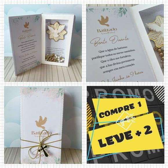 Arquivo Caixa Convite Batizado Luxo Acetato