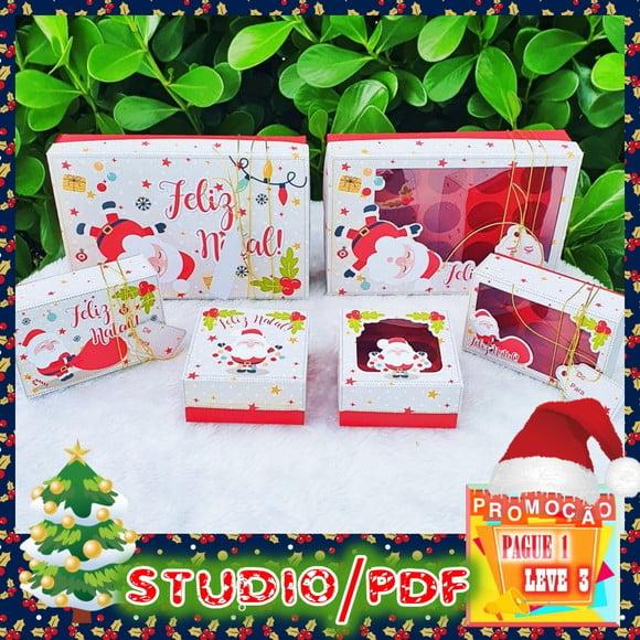 Arquivo Caixa Doces Natal *Studio/PDF*