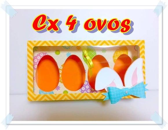 Arquivo Caixa para 4 Ovos de Colher de 50 *studio