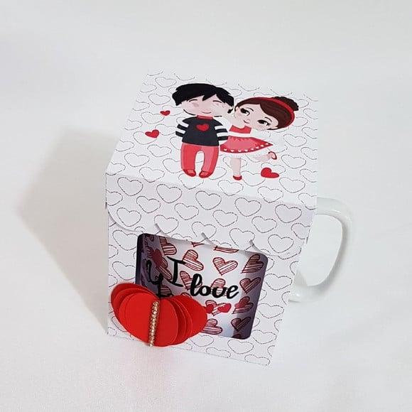Arquivo Caixa para Caneca - Dia dos namorados **Studio/PDF