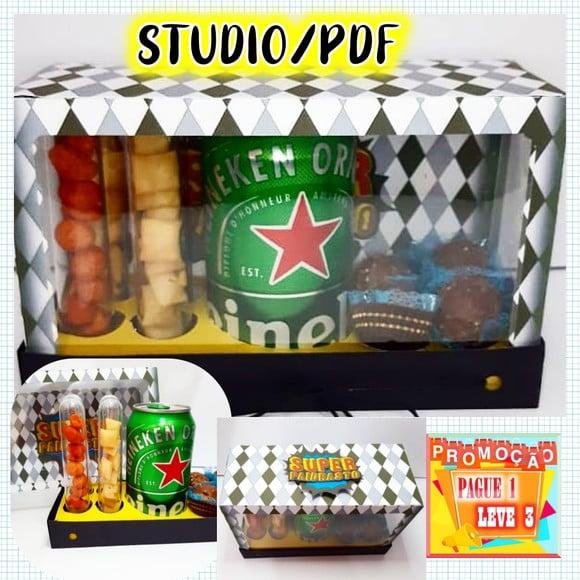 Arquivo Caixa Para Cerveja E Doces -dia Dos Pais *studio/pdf