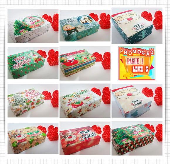 Arquivo Caixa para doces sem cola Natal *Studio/PNG*